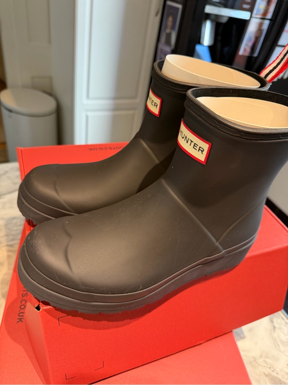 Hunter Black Short Women’s Rain Boots